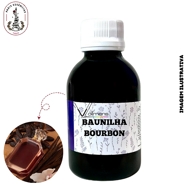 Essência para Vela Baunilha Bourbon Vollmens (100ml)
