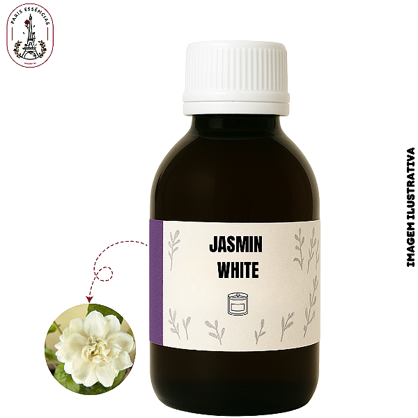 Essência para Vela Jasmin White -100ml