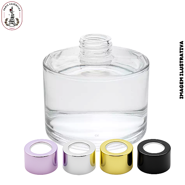 Vidro Picolo Cristal 220ml C/ Tampa Difusor