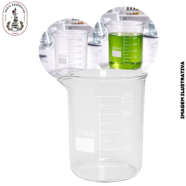 Copo Becker de Vidro 250ml - ( Unidade)