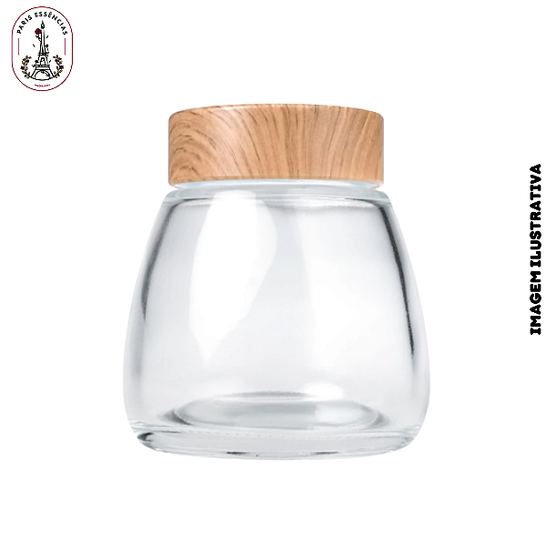 Pote de Vidro c/ Tampa 250ml - (un)