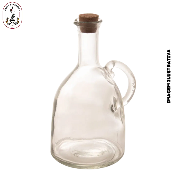 Garrafa para Azeite com Tampa de Cortiça 580ml Vidro - (Unidade)