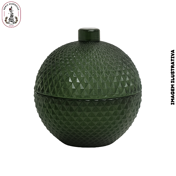 Potiche Bola Diamond Verde 150ml - (UN)