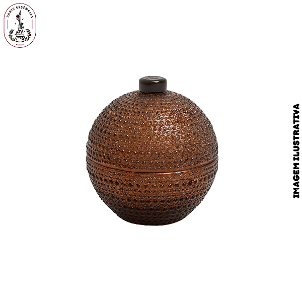 Potiche Bola Drop Âmbar 80ml - (UN)