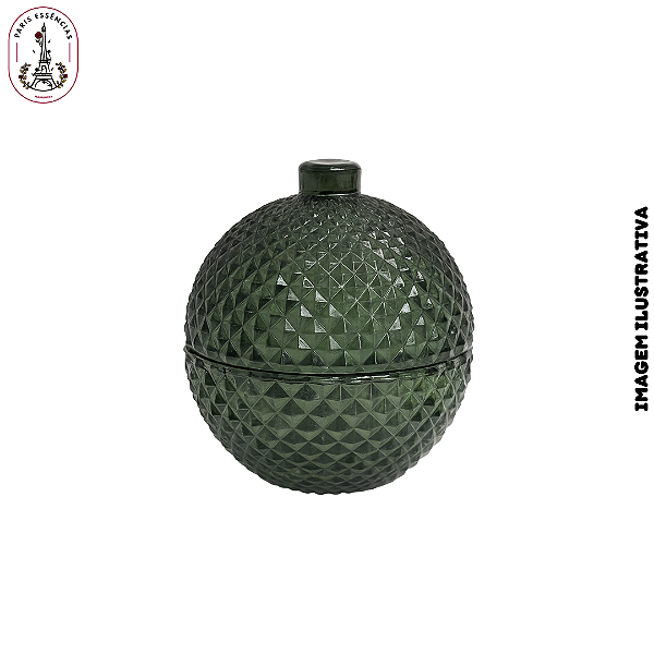 Potiche Bola Diamond Verde 80ml - (UN)