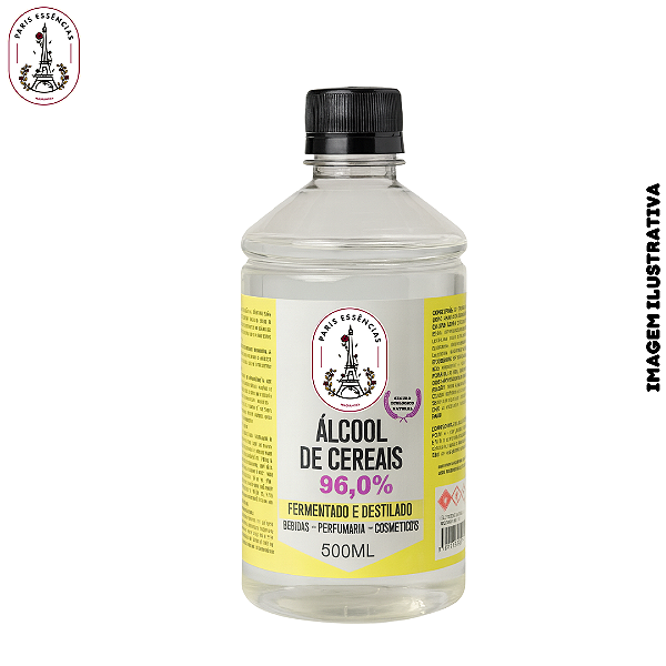 Álcool de Cereais 500ML - Quimivida 96,0%