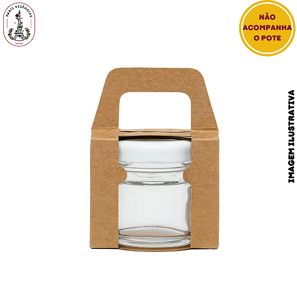 Caixa kraft 1 Pote Mini Geleinha 40ml - (10 UN)