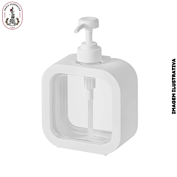 Porta Sabonete Líquido Branco - 350ml