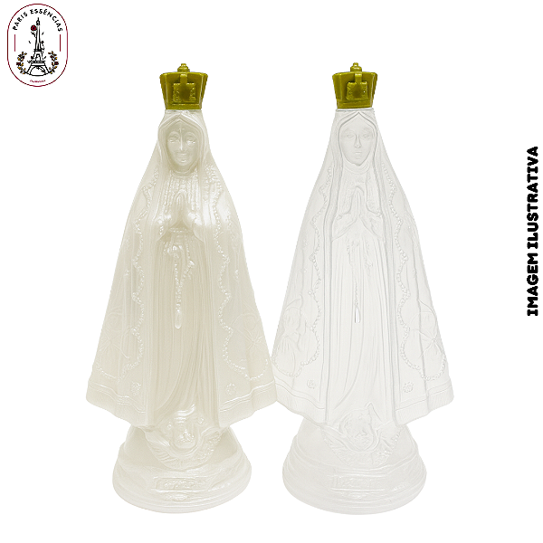 Frasco Pet Santinha - 240ml Perolado ou Cristal (UN)