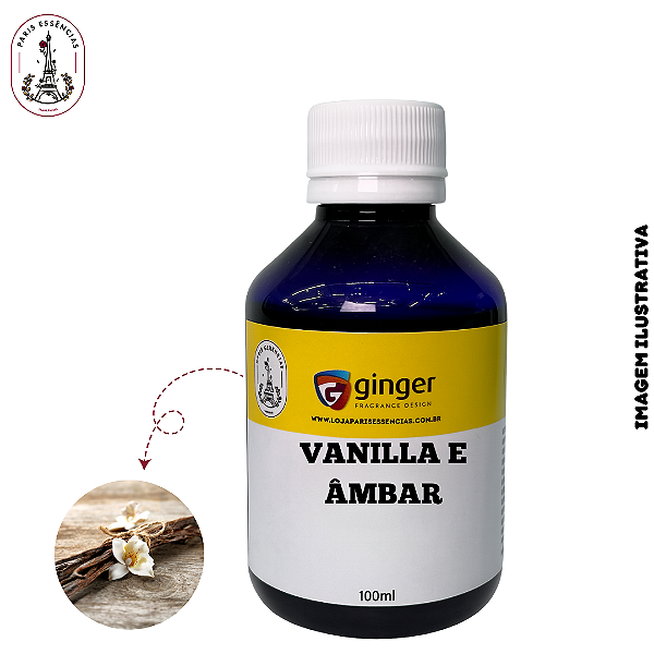 Essência Vanilla e Âmbar Ginger - 100ml