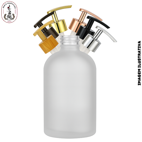 Vidro 350ml York Fosco c/ Válvula Saboneteira - (UN)