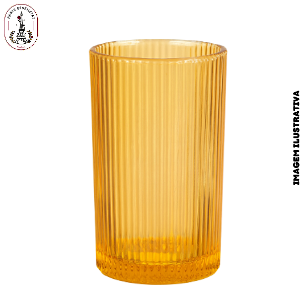 Copo Long Drink Âmbar Graffiato - 420ml