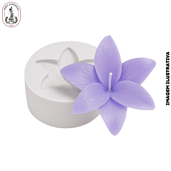 Molde De Silicone Lírio - 1 Cavidade