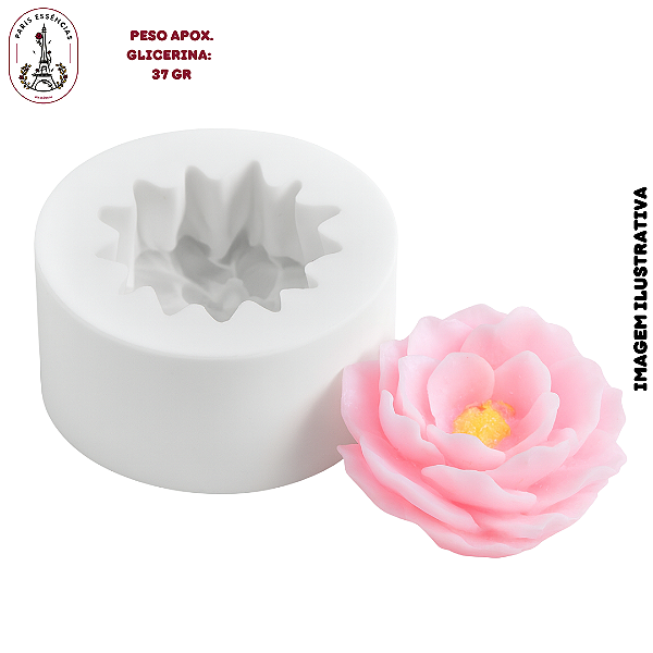 Molde De Silicone Camélia - 1 Cavidade