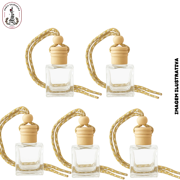 Kit 5 Vidros p/ Aromatizador de Carro - 11ml