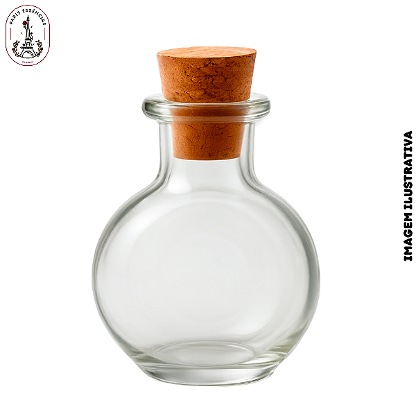 Mini Adorno de Vidro Oval - 2ml (un)