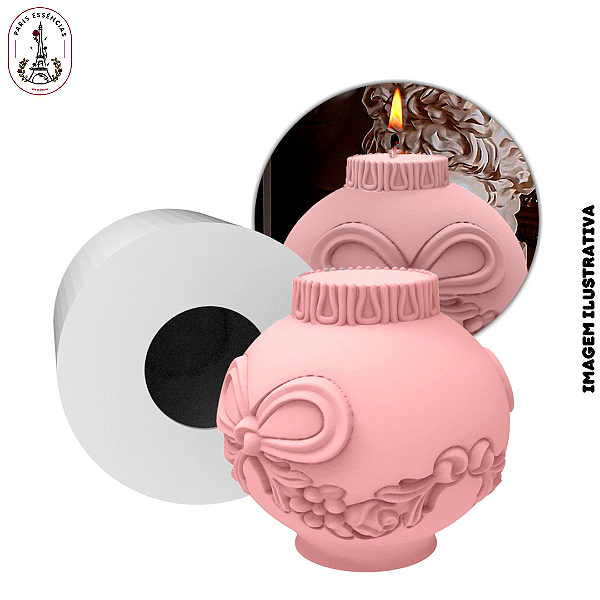 Molde de Silicone Mini Bola De Natal 5cm  - (un)