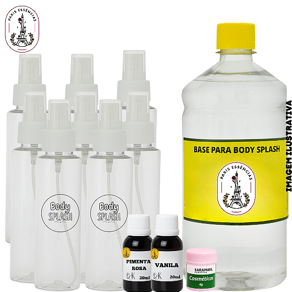 Kit Body Splash - Luxo Rosa
