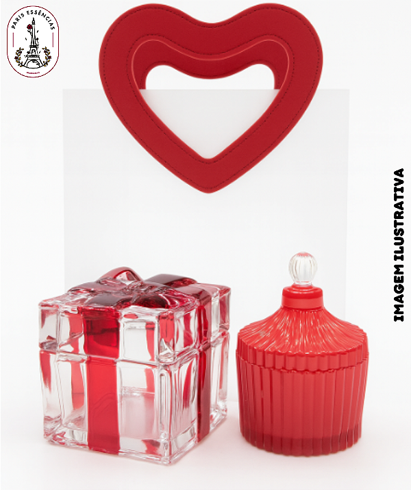 Kit Presente com Amor – Detalhes em Vermelho e Sofisticação