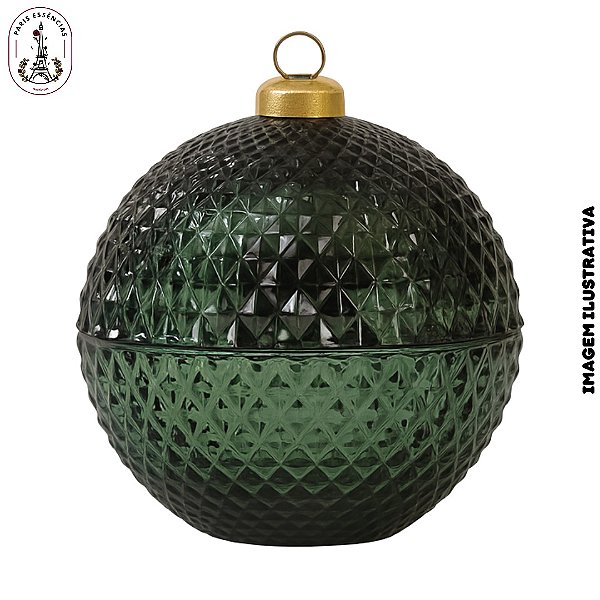Bomboniere Luxo Losango Verde - 13cm (un)