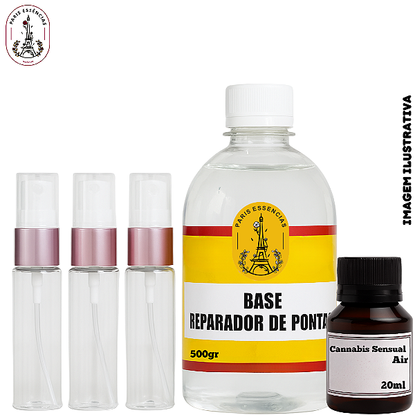 Kit Reparador de Pontas – 20 Frascos 25ml com Válvula Rosa