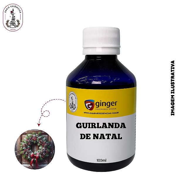 Essência Guirlanda de Natal - Ginger 100ml