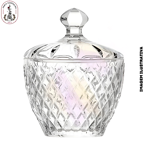 Potiche de Vidro Nobre Furta Cor - 150ml