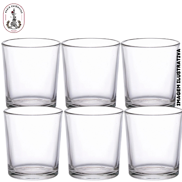 Copo em Vidro Liso Huis - 400ml