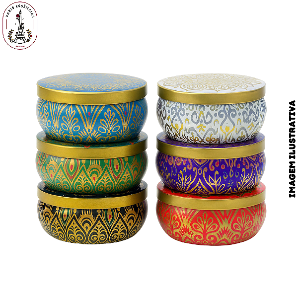 Lata de Metal Mandala - 100ml (UND)