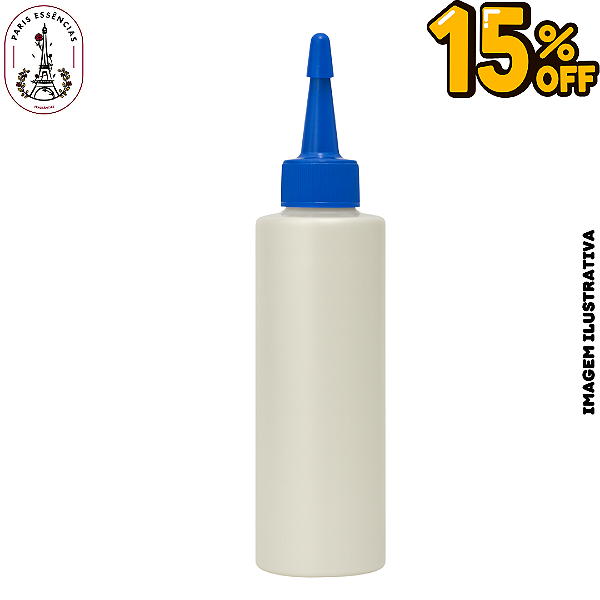 Kit 100 Frascos 100ML Perolado c/Tampa Bico Aplicador