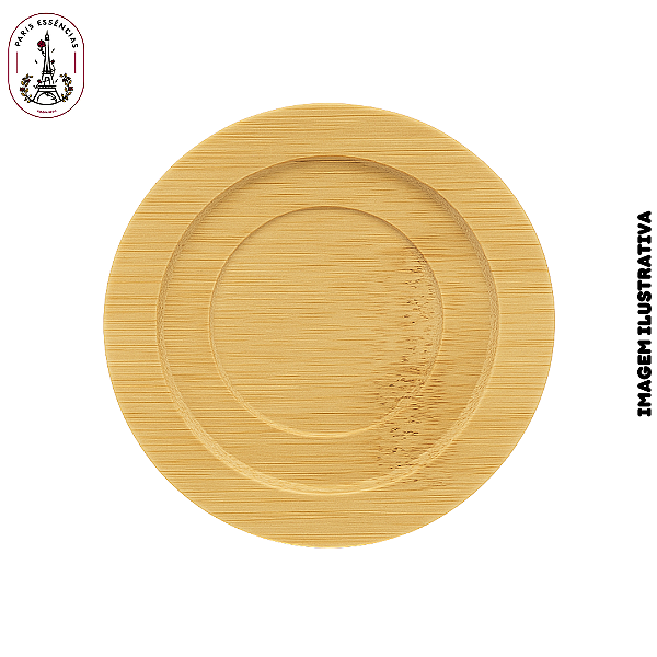 Descanso P/ Copo 10x10 Redondo em Bambu - (UN)