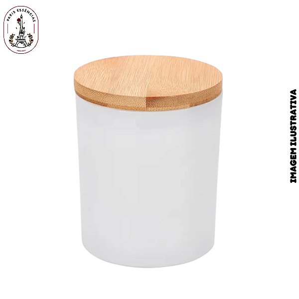 Pote p/Vela 210ml Branco Fosco - (UN)