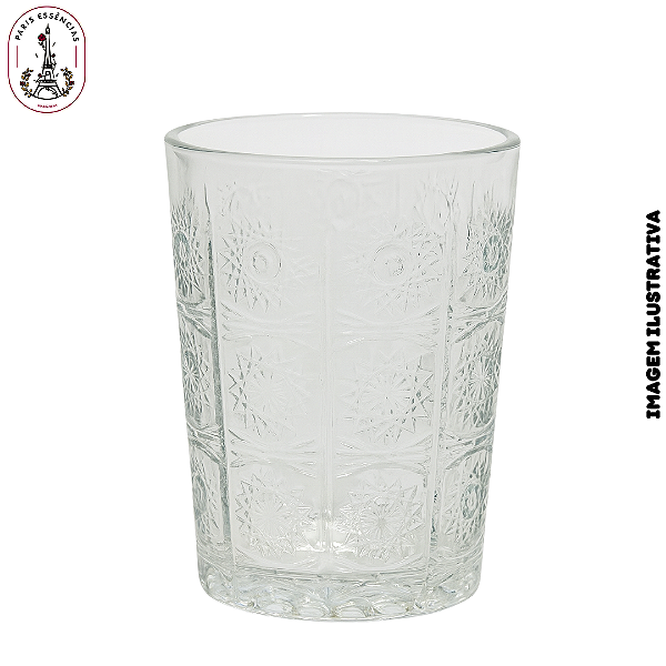 Copo de Vidro c/Detalhes - 220ml