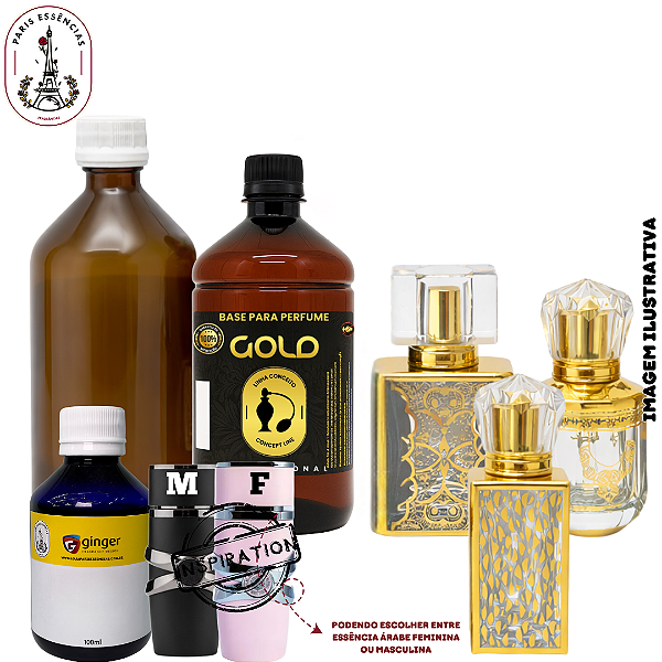 Kit Iniciante Perfumaria Árabe Luxo