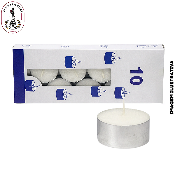 Jogo de Velas Decorativas Redonda - 10 UND