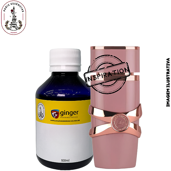 Essência Perfumaria fina Ginger Árabe Mermaid Elixir (F) - 100ml