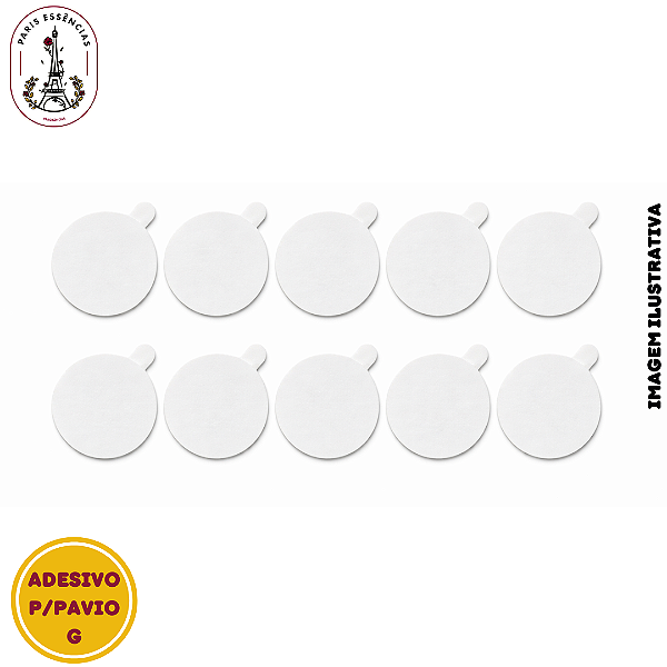 Adesivo Dupla Face para Pavio - Pacote c/10 (G)