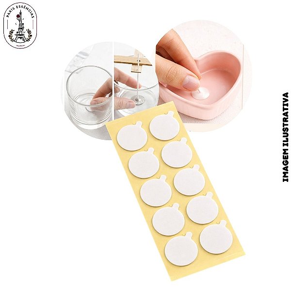 Adesivo Dupla Face para Pavio - Pacote c/10 (G)