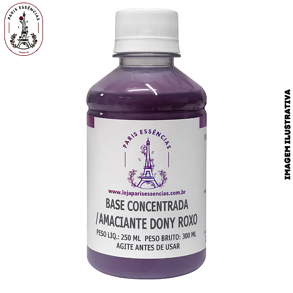 Base Concentrada p/Amaciante Dony Roxo 250ml - Rende 25 Litros