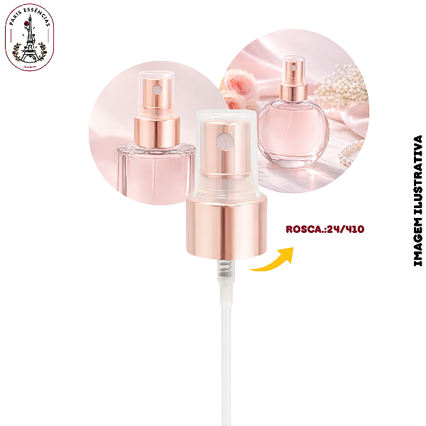 Válvula Spray Semi Luxo Rose R.:24/410 - (UN)