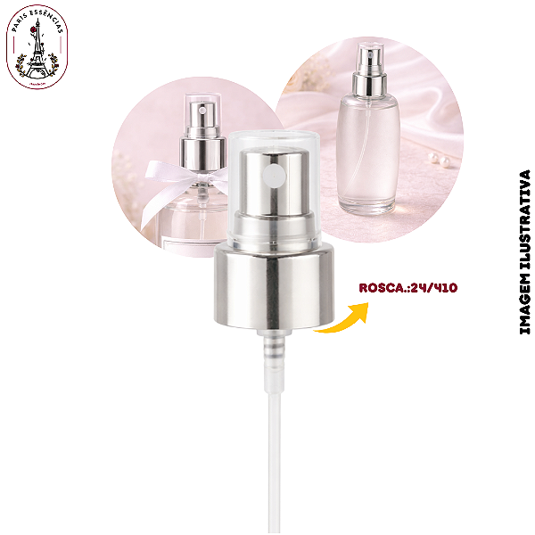 Válvula Spray Semi Luxo Prata R.:24/410 - (UN)