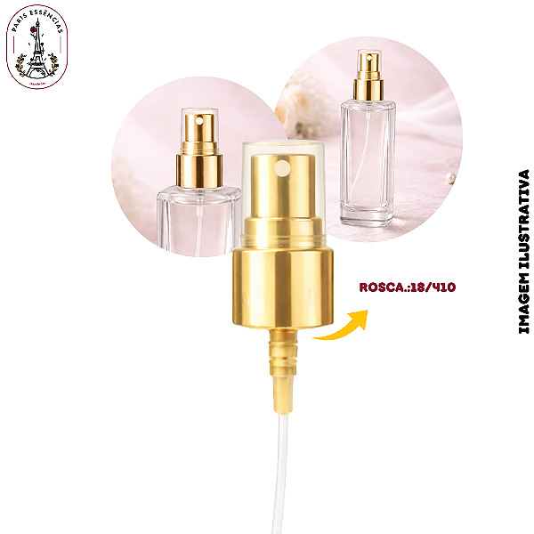 Válvula Spray Semi Luxo Dourada R.:18/410 - (UN)