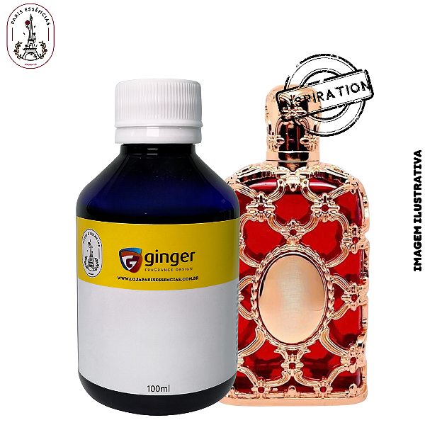 Essência Perfumaria Fina Árabe AMBERROUGE (F) - 100ml