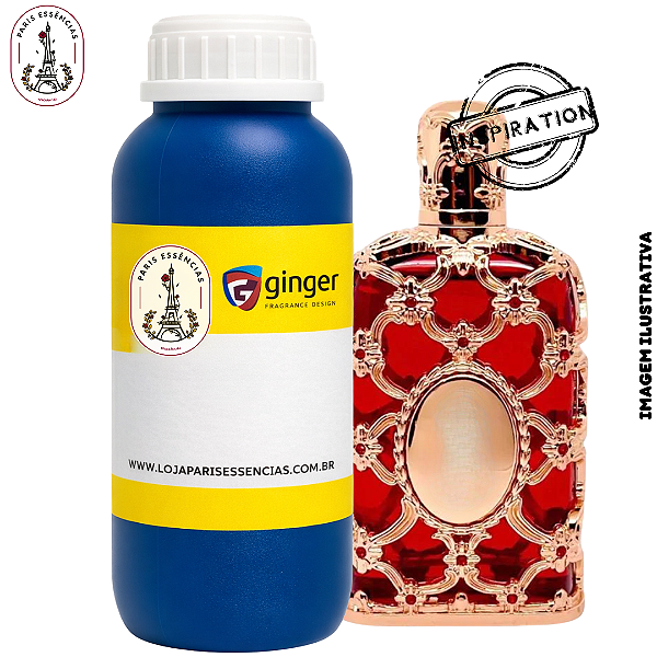 Essência Perfumaria Fina Árabe AMBERROUGE (F) - 1 LITRO
