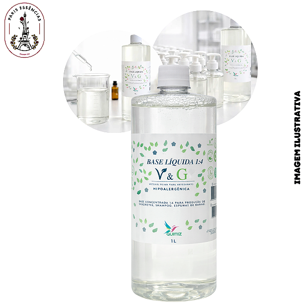 Base Liquida Transparente 1.4 Quimiz V&G – 1Litro (UN)
