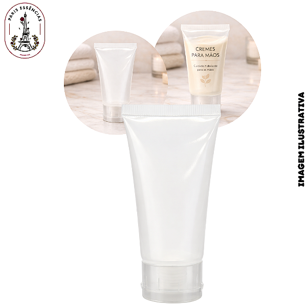 Bisnaga 50ml Natural Tampa Flip Top - (1UN)