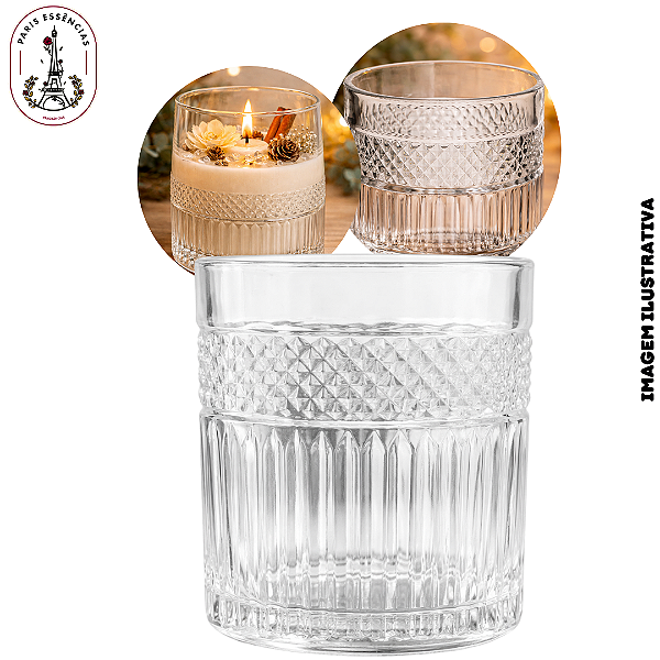 Copo p/ Vela Palace 330ml Cristal - (UN)