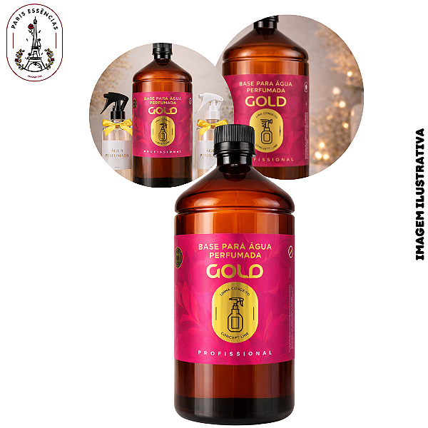 Base Para Água Perfumada Gold- 1 Litro (UN)