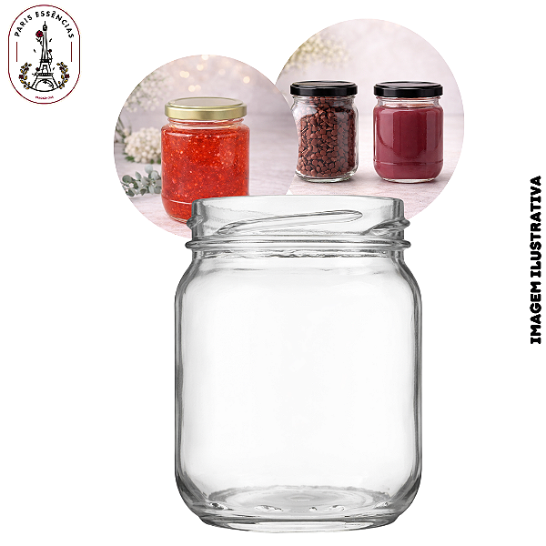 Pote de Vidro Conserva 200ml B.63MM - (UN)