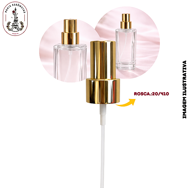 Válvula Spray Super Luxo Dourada R.:20/410 - (UN)
